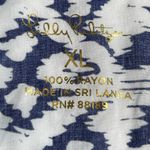 Lilly Pulitzer Sea View Peacock Button Down Shirt Size XL New White/Navy Photo 3