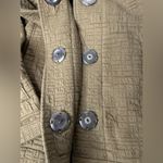 Habitat  Shacket Womens Size S Green Box Quilt Snap Button Jacket Casual‎ Sweater Photo 9