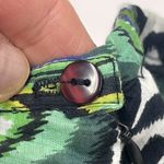 New Directions Tiered Skirt Floral Peacock Green Maxi Sz L Cotton Boho Festival Size L Photo 8