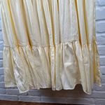 FORE Yellow tiered maxi dress flowy summer dress adjustable straps Size Small Photo 13