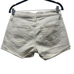 DKNY J.Crew Off-White Denim Shorts – Raw-Cuffed, Size 26 Photo 1