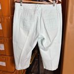 Sandro  Sportswear Wide Leg Light Blue Cropped Pants Size 12 Photo 6