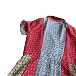 Alice + Olivia Abelia Button-Down Mini Dress Colorful Retro Style Patch Size 0 Photo 7