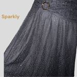 Perceptions  black evening dress with gold sparkle! Photo 4