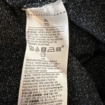 Banana Republic  Maxi Shine Sweater Skirt Size XL Black Lurex Yarn Side Slits Photo 6