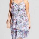 A New Day ✨5xHP✨Purple Floral Tiered Ruffle Skirt Dress✨ Photo 2