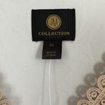 JM Collection New  V neck Nomadic Chic toe dye red/white Poncho size XS Photo 2