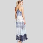 NWOT Blue Silk Maxi Tie Dye Dress💥 Size M Photo 12