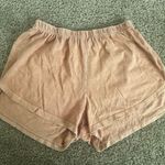 Angels Welcome Market WOMEN WASHED SOFT AND FADED DOLPHIN SHORTS Orange Photo 1
