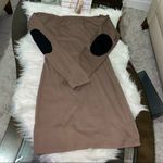 Zeagoo  women’s elbow patch off Shoulder dress. Size L Photo 3