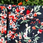 ZARA 50% OFF NEW Black Floral Shorts S Photo 1