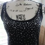 🔥 Tank Short Dress Long Top Night Out Sexy Sparkle Black Size undefined Photo 1