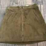 Abercrombie & Fitch Green Mini A-Line Skirt Casual Photo 0