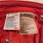 AG Adriano Goldschmied  The Stevie Ankle Slim Straight Jeans Old Vermilion Red 29 Photo 7