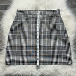Mango MNG  Suit Black and White Check Plaid Skirt Photo 6