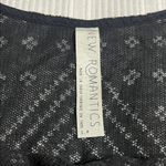 Free People  Black and Gold Geometric Blouse Photo 1