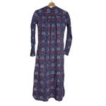 Mille Resort & Travel Maxi Belljar Long Sleeve Maxi Dress Blue Size XXS Photo 7