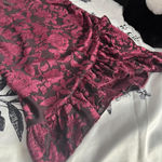 City Studios Vampy Maroon Velvet Bodycon Dress Photo 2