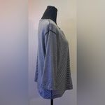 Talbots - Black and White Striped Cardigan Size 1X Photo 1