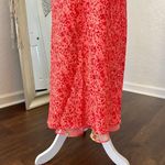 Early 2000's Pink Orange Red Flower Floral Fairy Reversible Mesh Maxi Skirt S M Photo 6