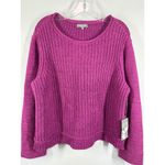 Habitat – 87419 – Easy Crew Neck Sweater color Jam Size Large NWT Photo 3