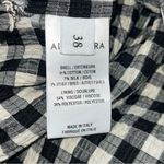 Altuzarra Himalia Gingham Plaid Dress Cotton Silk Womens Milkmaid 6 NEW *FLAW Photo 6