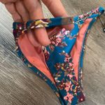 Revolve Tavik Size XS Antic String Bikini Bottoms Blue Floral Low Rise NWT Photo 7