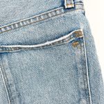 Madewell Womens High Rise Long Denim Raw Hem Bermuda Jean Shorts Size 25 Blue Photo 12