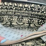 Sakroots Crossbody/Wristlet Zip Around wallet purse Black & cream print Photo 10