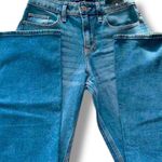 Hollister  Medium Wash Wide Leg Trendy Jeans With Ripped Detailing + Slouchy Relaxed Fit  Photo 3