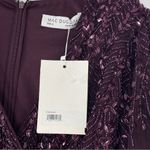 Mac Duggal 35109 Size 2 Surplice Bodice Leafy Embellished Flutter Sleeves Gown Photo 7