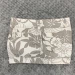 Roxy Floral Tropical Tan and White Mini Skirt Size 3 Photo 8