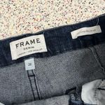 frame denim Frame Le Crop Mini Kick Flare Lace Up Dark Denim Jeans Womens Size  28 Photo 7