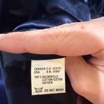 VINTAGE Escada Blue Velvet Blazer Beaded Sz 38 Made in West Germany Photo 10