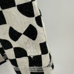 Free People  Movement Crop Top Size Small Black S/S Tee Cotton Geometric Pattern Photo 6