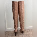 Gucci by Tom Ford Ruched Silk 4.5" Heeled Boots Ad Campaign Size 61/2 Photo 9