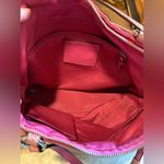 Coach Horse Carriage Pleated Tote Shoulder Bag with Hangtag. Photo 9