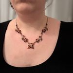 Vintage Amber Necklace sterling silver Photo 4