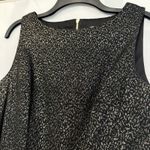 Calvin Klein Dress 10 Black Gold Sleeveless Gold Zipper Elegant Modern Career Photo 1