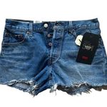 Levi’s  Premium 501 Mid Rise Jean Shorts Size 28 Photo 0