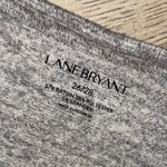 Lane Bryant  grey gray blunt short sleeve shirt top Photo 2