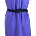 Alexander Wang 100% Silk Wrap Mini Cocktail Dress 2 Purple Petal Belt Tie Luxury Photo 9