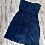 Guess | Strapless Black Corset Dress Mini Lace Up Back Boning | Size Medium Photo 0