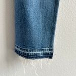 Veronica Beard  Ines 10.75 Girlfriend Jeans in Pipeline Frayed Hem Cropped 26 Photo 4