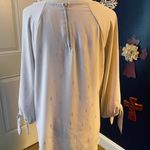 PaperMoon  Cream 3/4 Sleeve Tie Front Blouse Photo 2