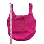 Aritzia Babaton Sculpt Knit Bustier Tank In Fuchsia/Pink Photo 8