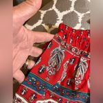 Band of Gypsies NWT Red White Blue Bandana Shorts summer casual pompoms pockets Photo 6