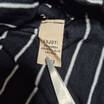 Michael Stars  Navy and White Striped Tank Top One Size Photo 3