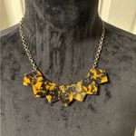 Loft  Tortoise Shell and Rhinestone Necklace Photo 5