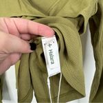 Halara  NWT Green Criss Cross Long Sleeve Top Size Xlarge Photo 4